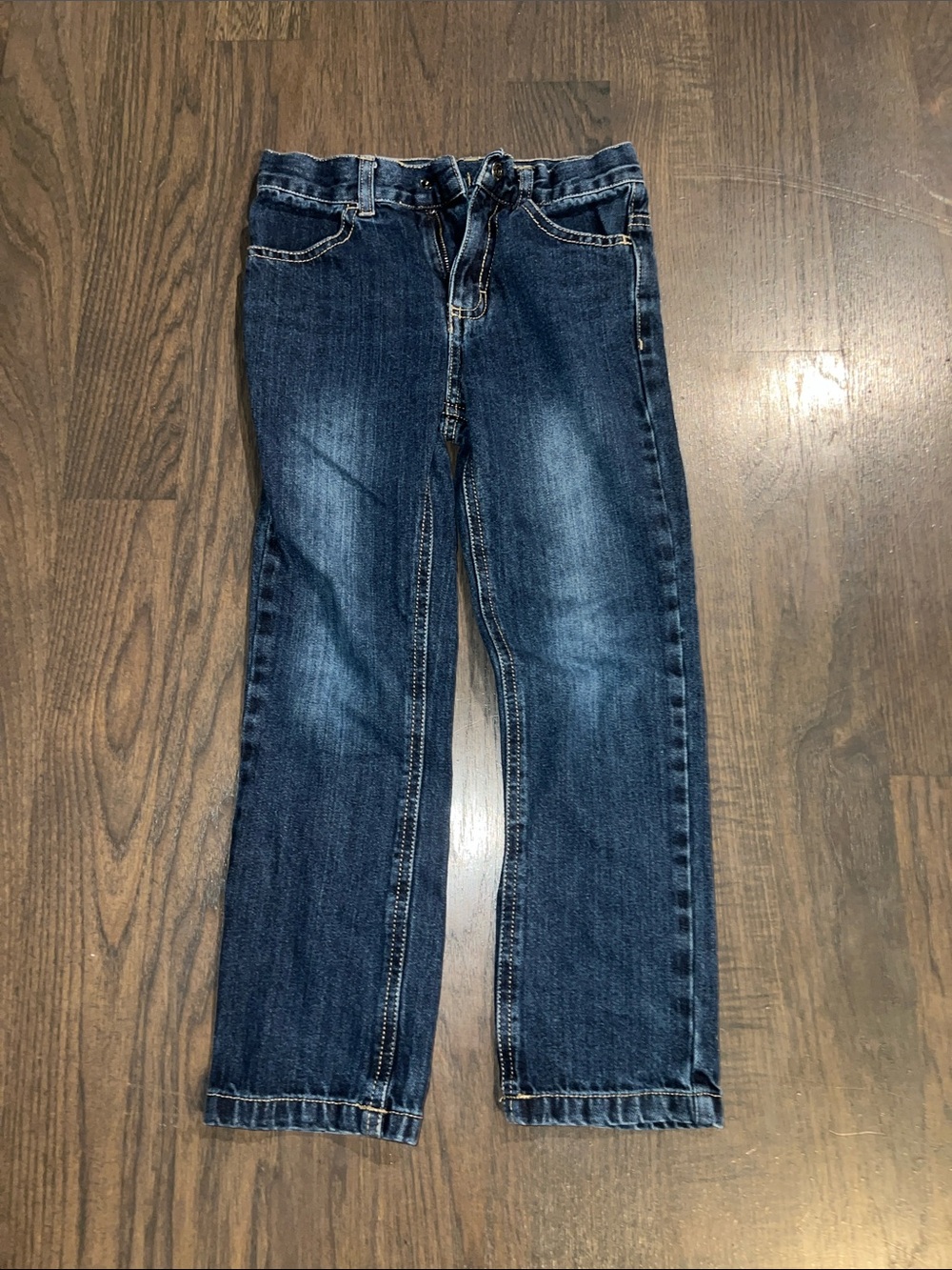 Boys Calvin Klein Jeans Indigo Denim with Contrast Stitching Size 6